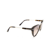 Tom Ford ANJELICA-02 Sunglasses 52F dark havana - product thumbnail 2/4