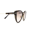 Tom Ford ANJELICA-02 Sunglasses 52F dark havana - product thumbnail 3/4