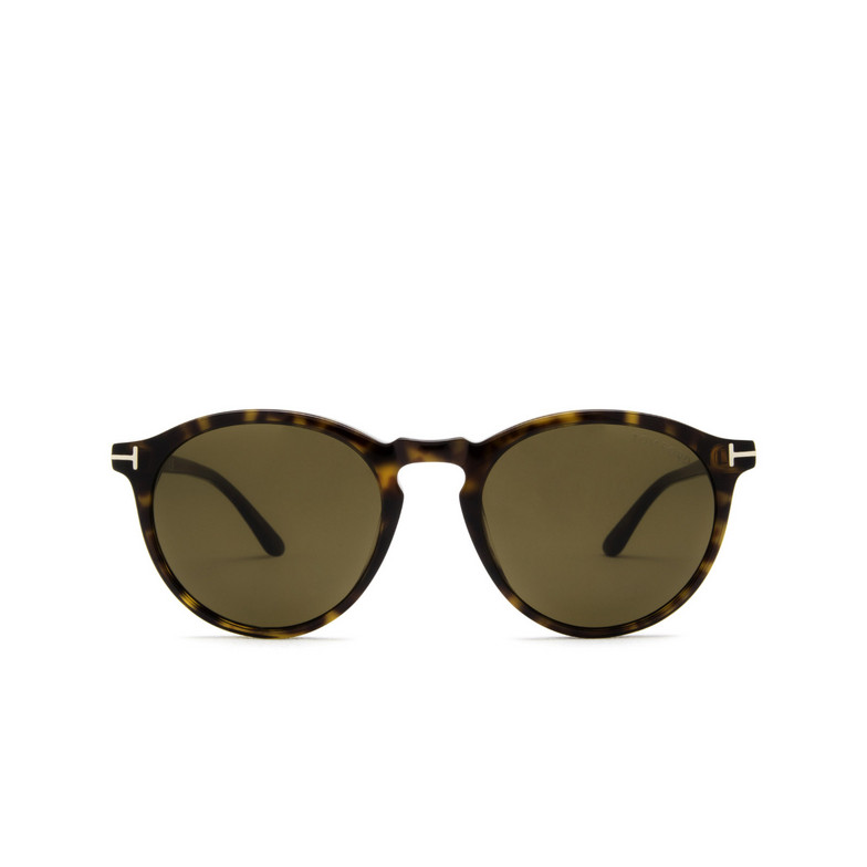 Tom Ford AURELE Sunglasses 52J dark havana - 1/4