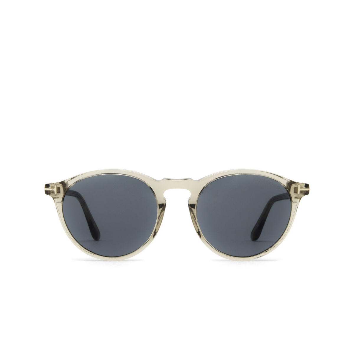 Tom Ford AURELE Sunglasses 57V Transparent Brown - front view