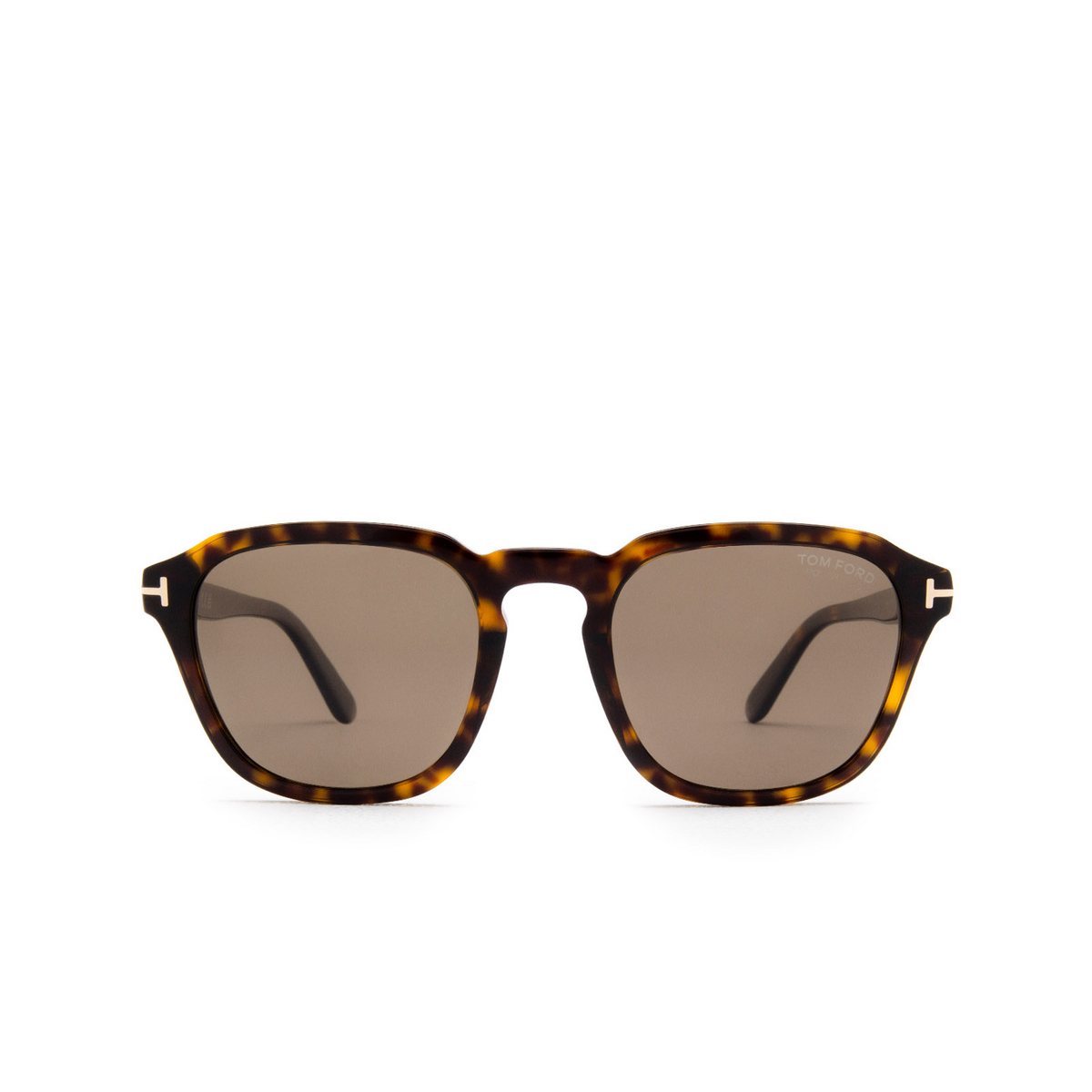 Tom Ford AVERY Sunglasses 52H Dark Havana - front view