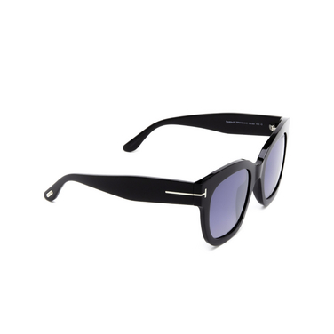 Gafas de sol Tom Ford BEATRIX-02 01C black - Vista tres cuartos