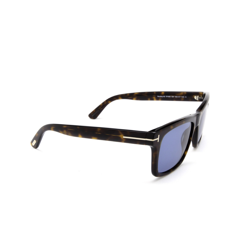 Tom Ford BUCKLEY-02 Sunglasses 52V dark havana - 2/4