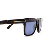 Tom Ford BUCKLEY-02 Sunglasses 52V dark havana - product thumbnail 3/4