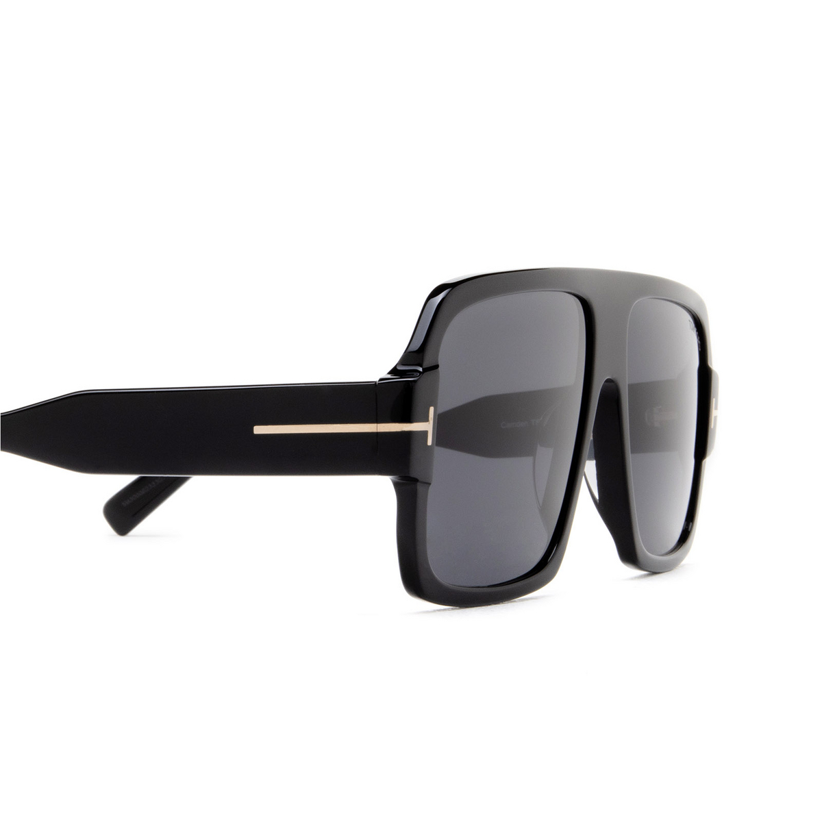 Tom Ford CAMDEN Sunglasses 01A Black - 3/4