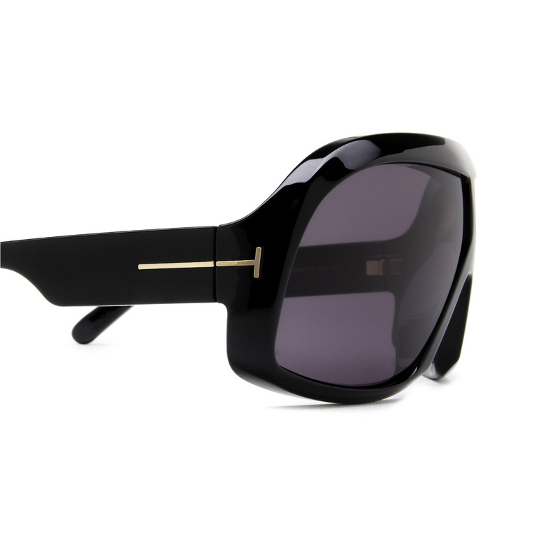 Tom Ford CASSIUS Sunglasses 01A black - 3/4