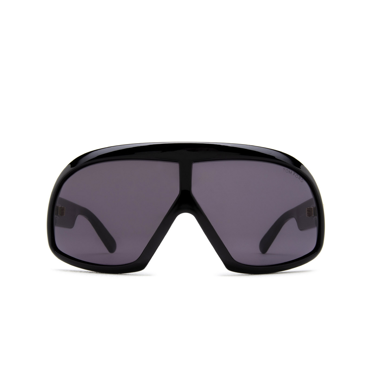 Tom Ford CASSIUS Sunglasses 01A Black - front view