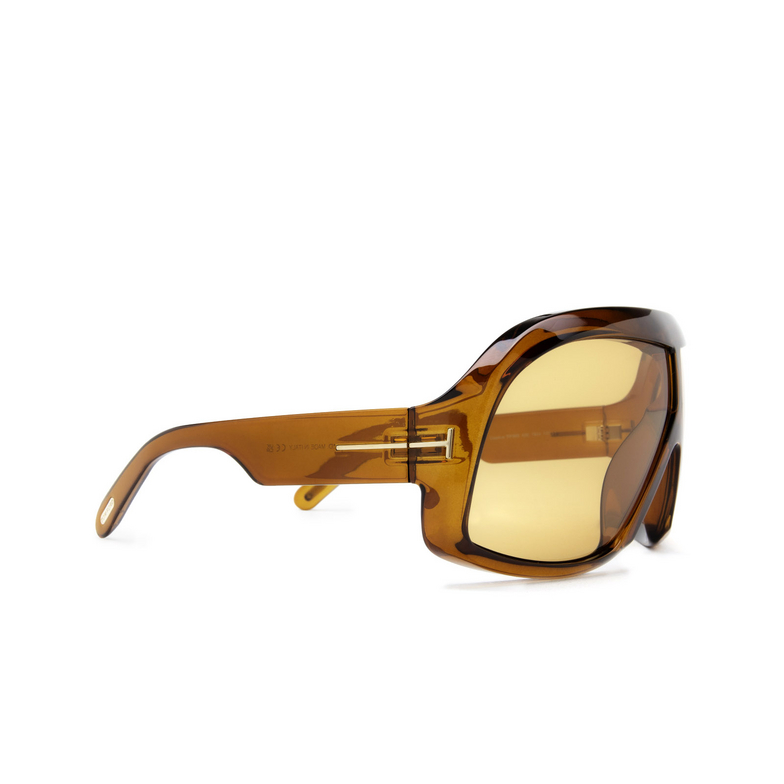 Tom Ford CASSIUS Sunglasses 45E brown - 3/4