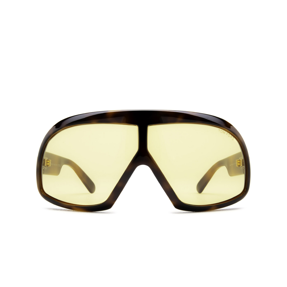 Tom Ford CASSIUS Sunglasses 52E Dark Havana - front view