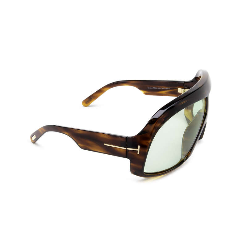 Tom Ford CASSIUS Sunglasses 52N dark havana - 2/4