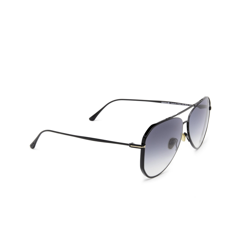 Tom Ford CHARLES-02 Sunglasses 01B black - 2/4