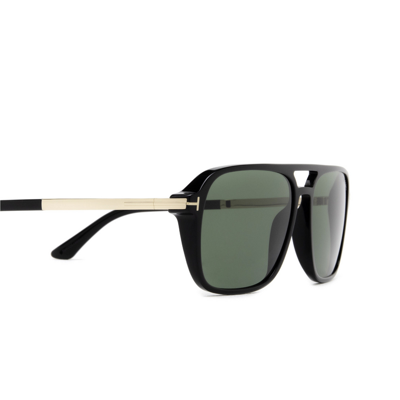 Tom Ford CROSBY Sunglasses 01N black - 3/4