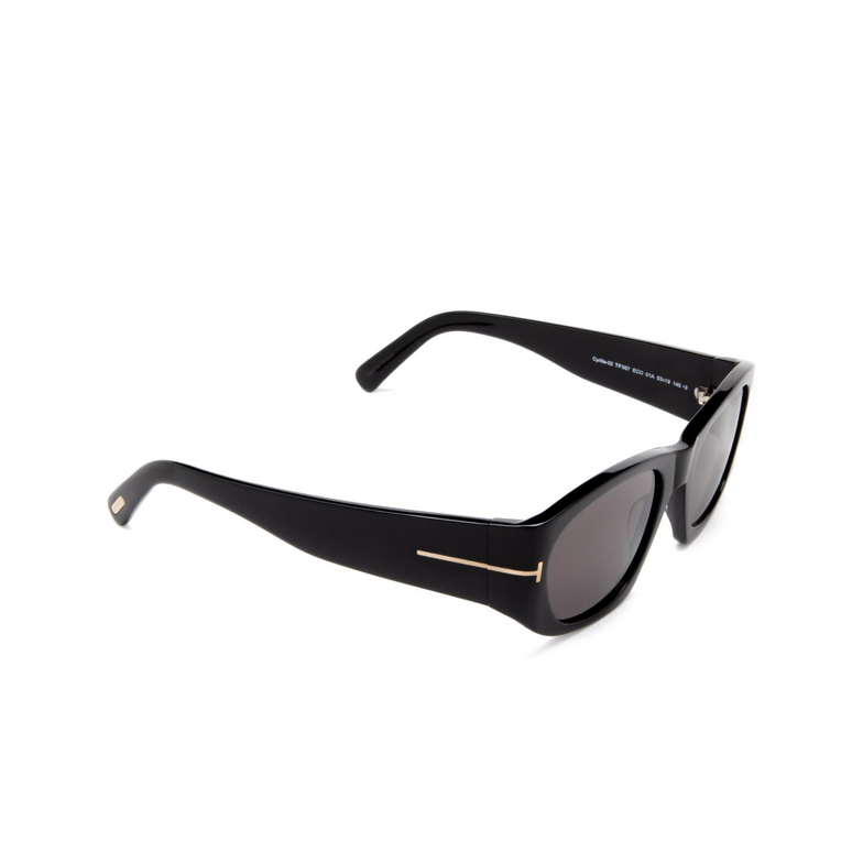 Gafas de sol Tom Ford CYRILLE-02 01A black - 2/4