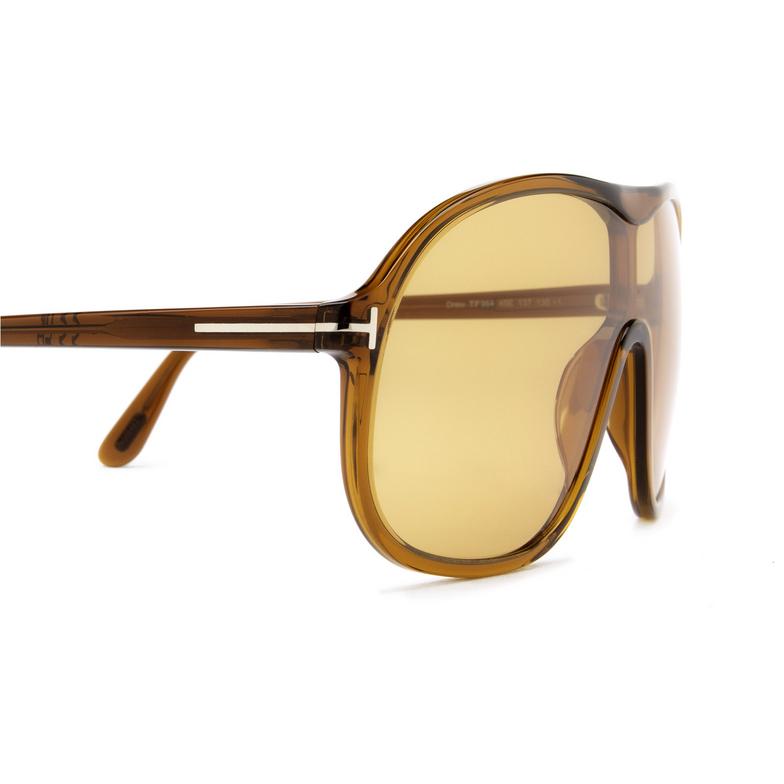 Tom Ford DREW Sunglasses 45E light brown - 3/4