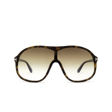 Tom Ford DREW Sunglasses 52F dark havana - front view