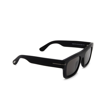 Tom Ford FAUSTO Sunglasses 02A black - three-quarters view