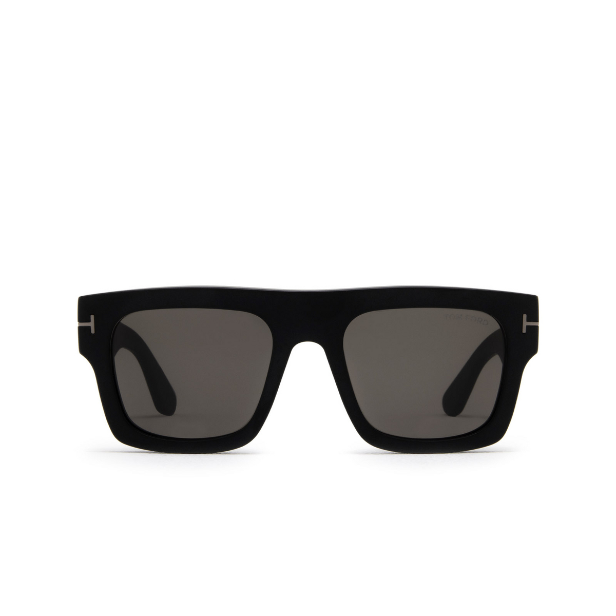 Tom Ford FAUSTO Sunglasses 02A Black - front view