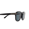 Tom Ford AVERY Sunglasses 01V black - product thumbnail 3/4