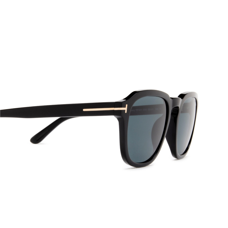 Tom Ford AVERY Sunglasses 01V black - 3/4