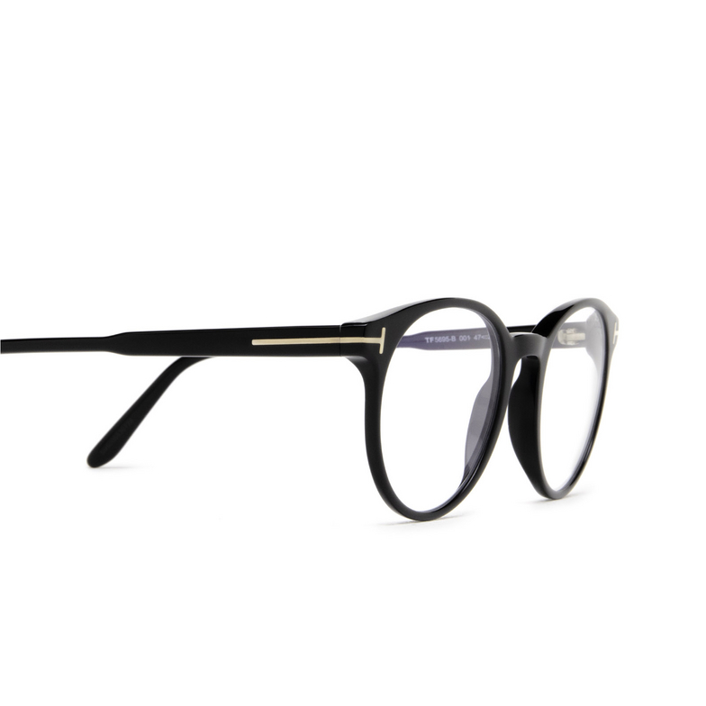 Tom Ford FT5695-B Eyeglasses 001 black - 3/4