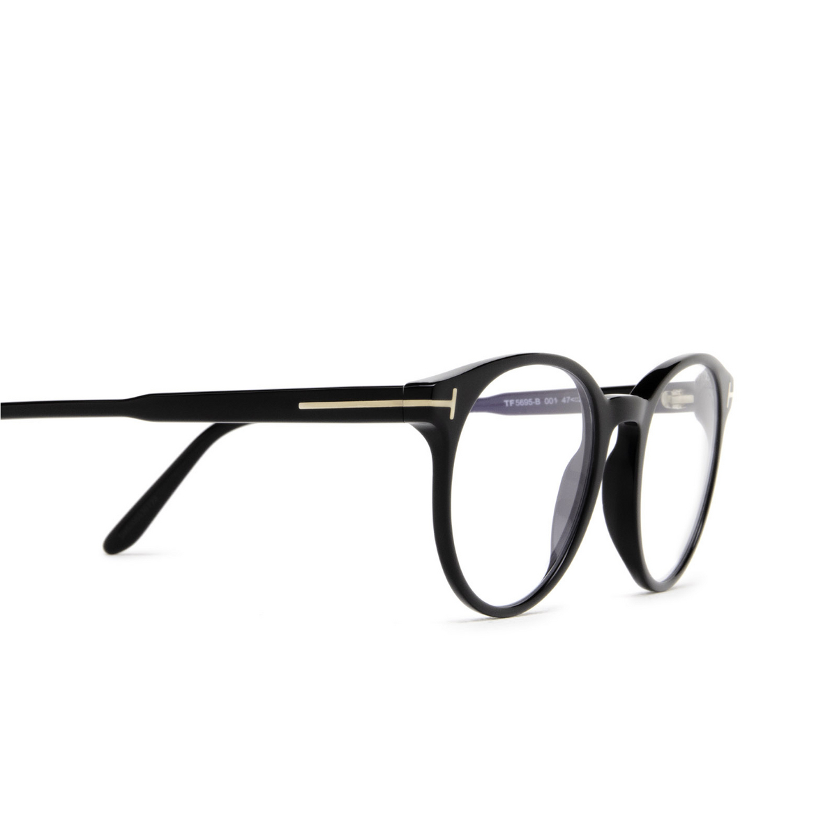 Tom Ford FT5695-B Eyeglasses 001 Black - product thumbnail 3/4