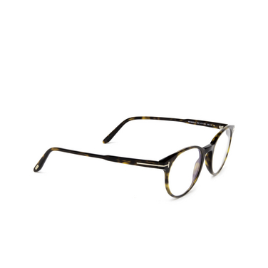 Tom Ford FT5695-B Korrektionsbrillen 052 dark havana - Dreiviertelansicht