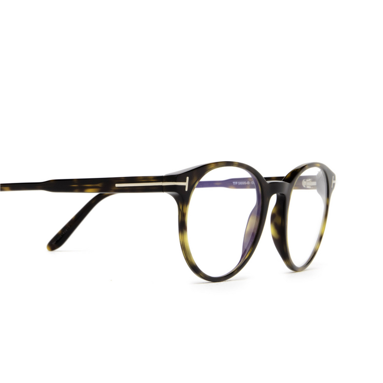 Tom Ford FT5695-B Eyeglasses 052 dark havana - 3/4