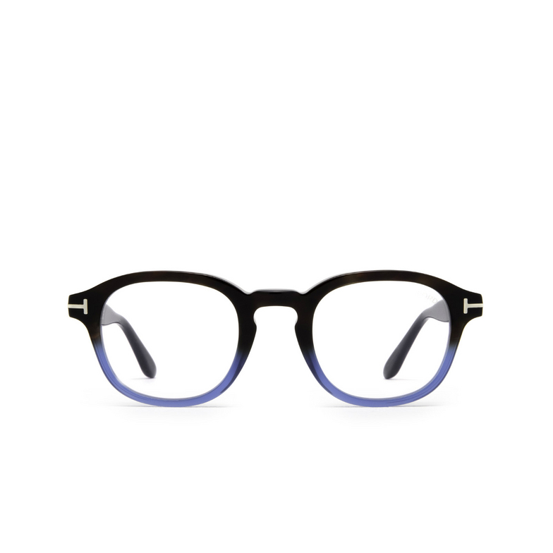 Tom Ford FT5698-B Eyeglasses 055 black & blue - 1/4