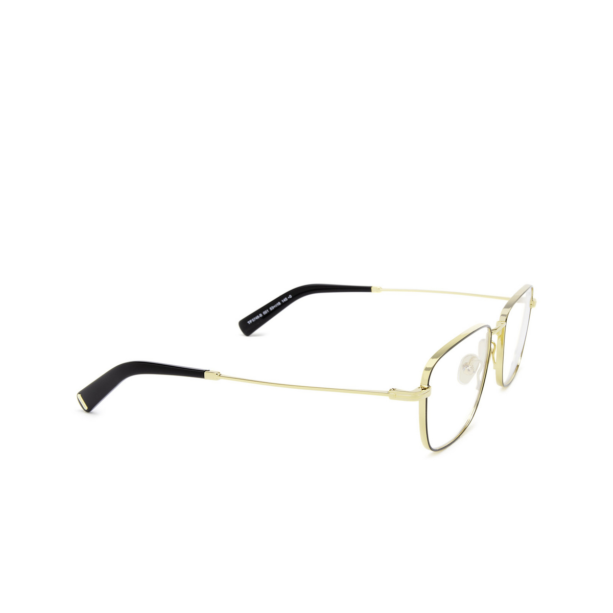 Tom Ford FT5748-B Eyeglasses 001 Gold & Black - 3/4