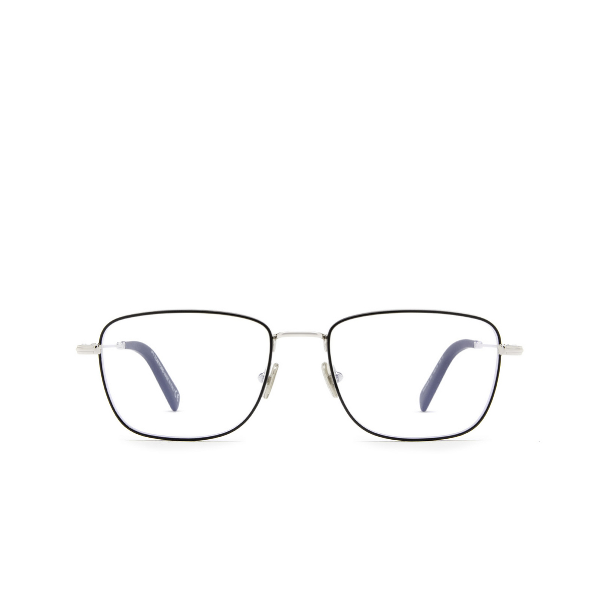 Tom Ford FT5748-B Eyeglasses 002 Black & Silver - front view