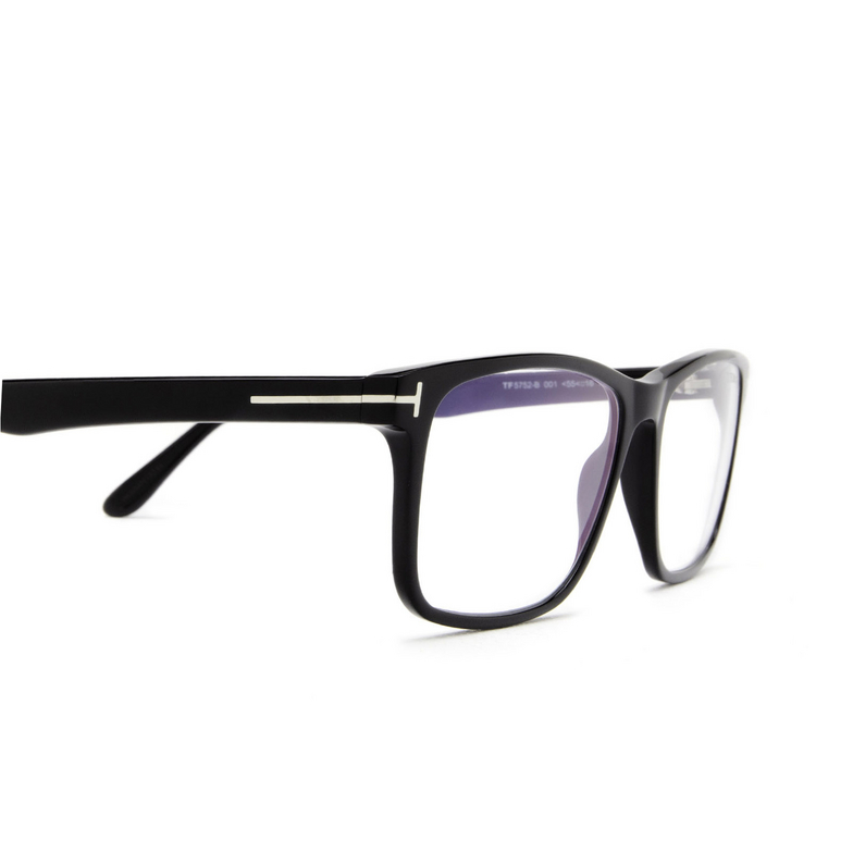 Gafas graduadas Tom Ford FT5752-B 001 black - 3/4