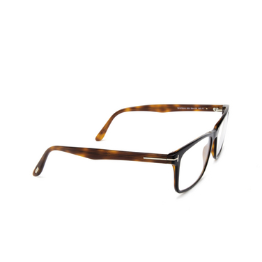Tom Ford FT5752-B Eyeglasses 005 black & havana - three-quarters view