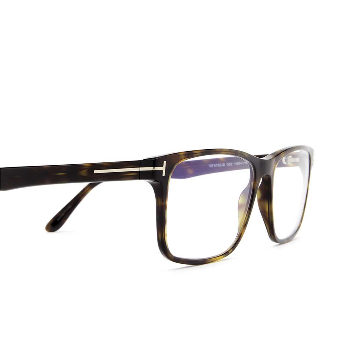 Tom Ford FT5752-B Eyeglasses 052 Dark Havana - product thumbnail 3/4