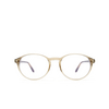Tom Ford FT5753-B Eyeglasses 045 transparent brown - product thumbnail 1/4