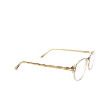 Tom Ford FT5753-B Korrektionsbrillen 045 transparent brown - Dreiviertelansicht