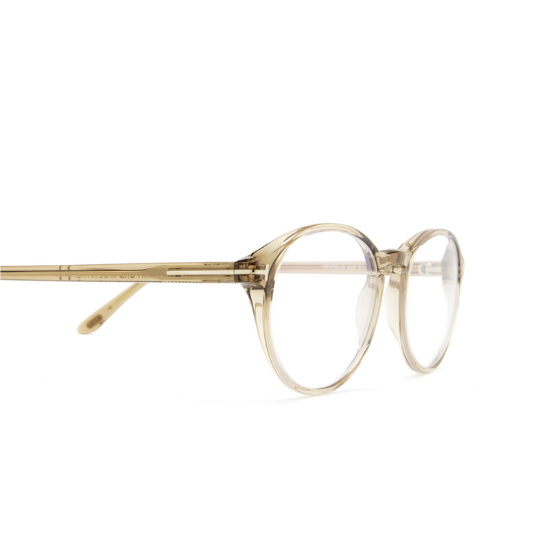 Tom Ford FT5753-B Eyeglasses 045 transparent brown - 3/4