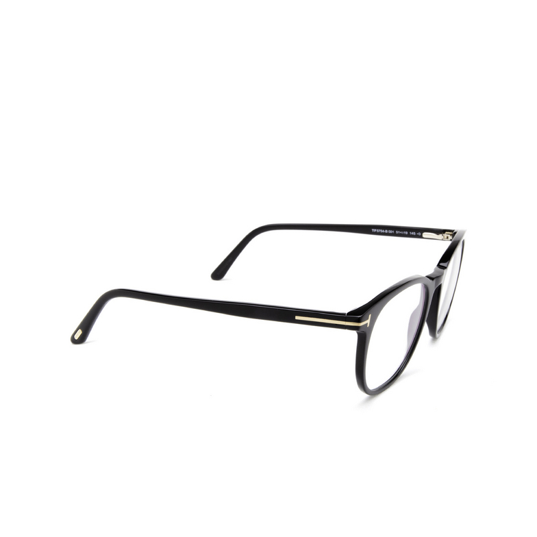 Tom Ford FT5754-B Eyeglasses 001 black - 2/4