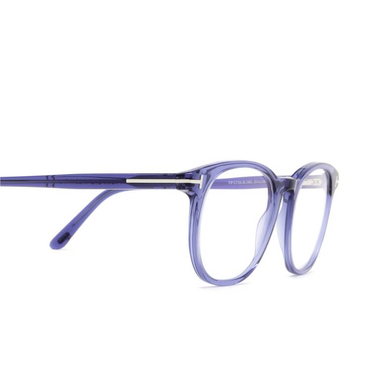 Tom Ford FT5754-B Eyeglasses 090 blue - 3/4