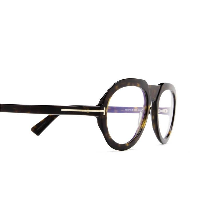 Tom Ford FT5756-B Eyeglasses 052 dark havana - 3/4