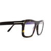 Tom Ford FT5757-B Eyeglasses 052 dark havana - product thumbnail 3/4