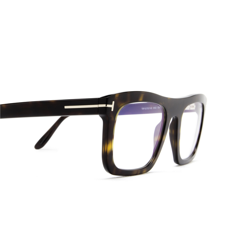 Tom Ford FT5757-B Eyeglasses 052 dark havana - 3/4