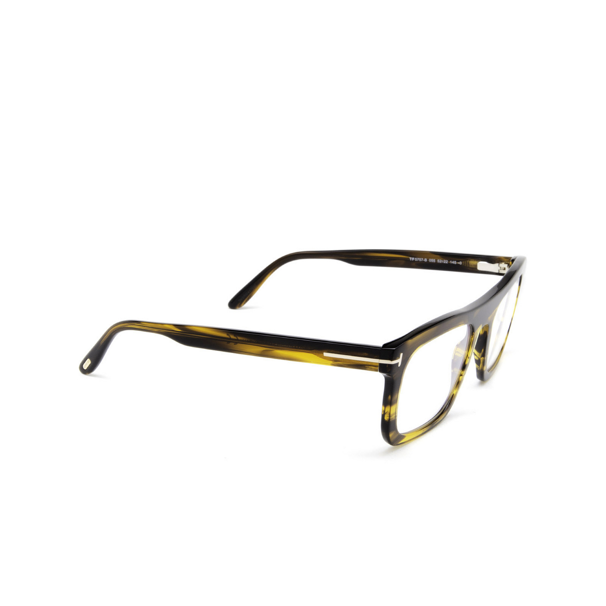 Tom Ford FT5757-B Eyeglasses 055 Havana - product thumbnail 2/4