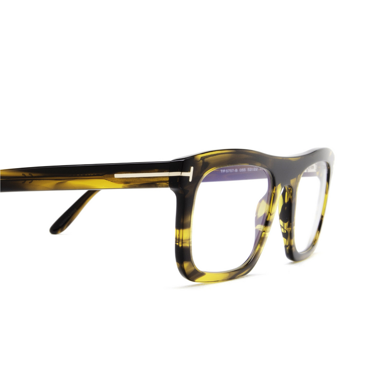 Tom Ford FT5757-B Eyeglasses 055 havana - 3/4