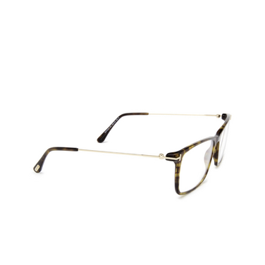 Tom Ford FT5758-B Korrektionsbrillen 052 dark havana - Dreiviertelansicht