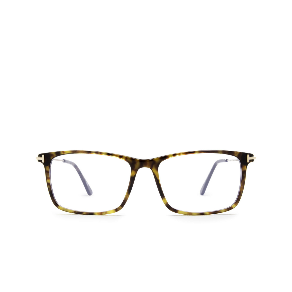 Tom Ford FT5758-B Eyeglasses 052 Dark Havana - front view