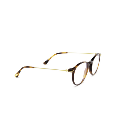 Tom Ford FT5759-B Korrektionsbrillen 053 havana - Dreiviertelansicht