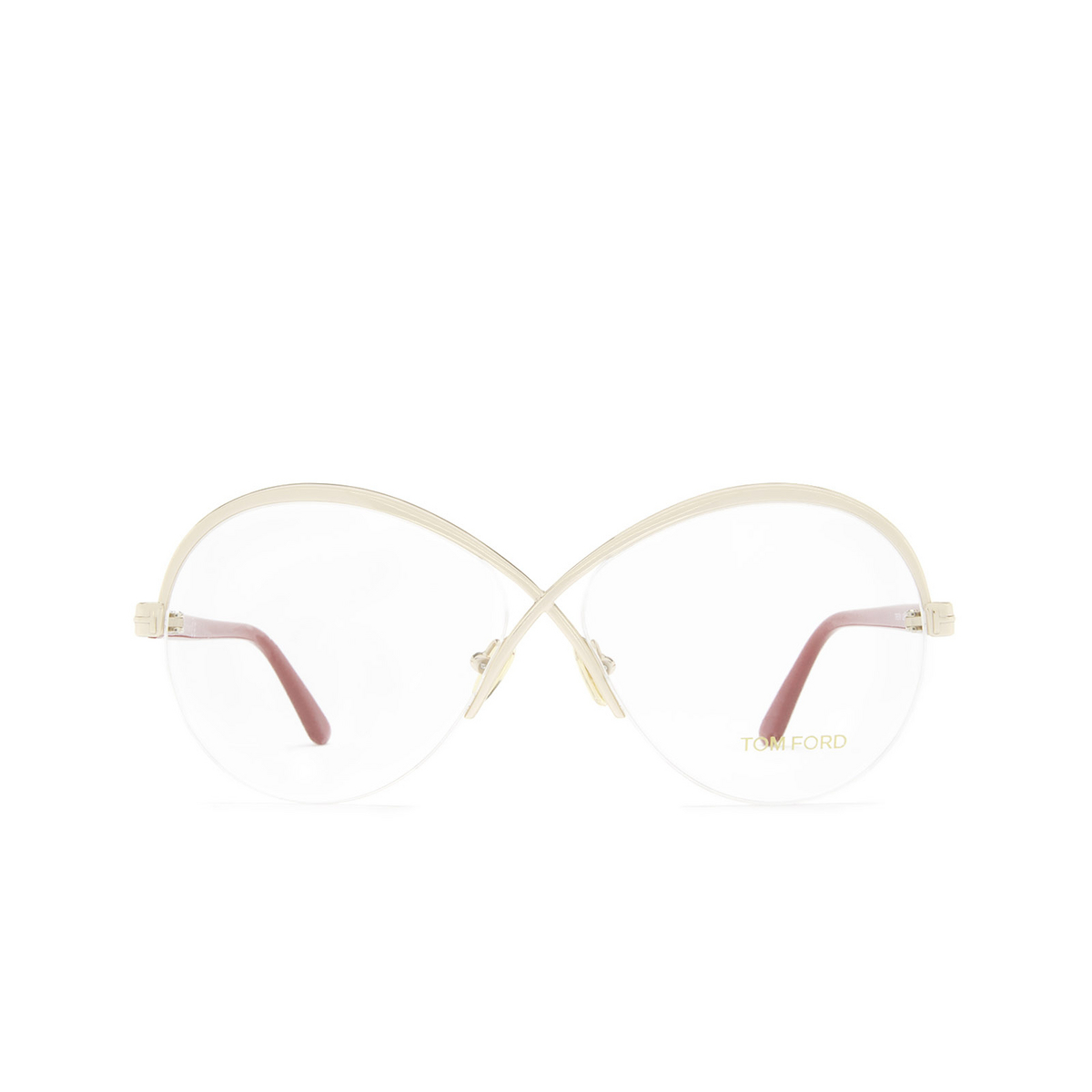 Tom Ford FT5761 Eyeglasses 028 Gold - front view