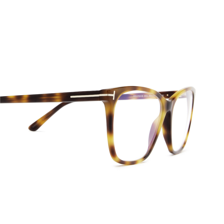 Tom Ford FT5762-B Eyeglasses 053 havana - 3/4