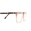 Gafas graduadas Tom Ford FT5762-B 074 pink & havana - Miniatura del producto 3/4