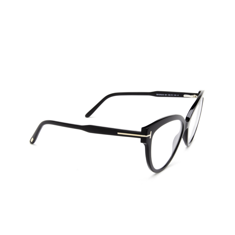 Tom Ford FT5763-B Eyeglasses 001 black - 2/4